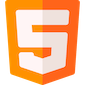 An icon for HTML